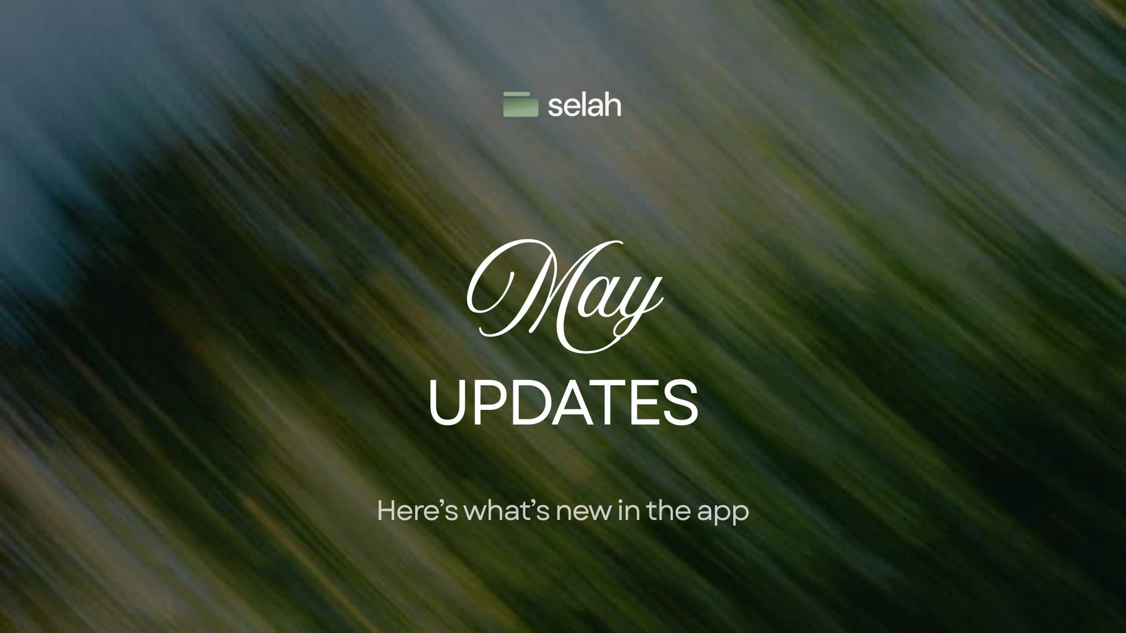 Monthly Pause - May 2026